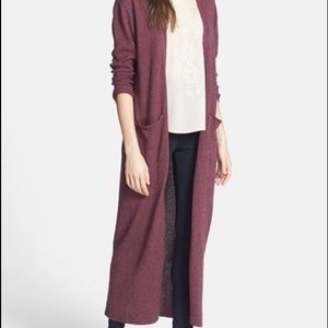 Floor length cardigan!
